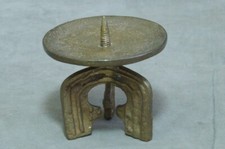 KERZENSTÄNDER KERZENHALTER MESSING BRUTALIST