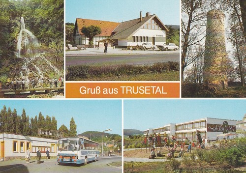 Postkarte gruß aus - postkarte, trusetal
