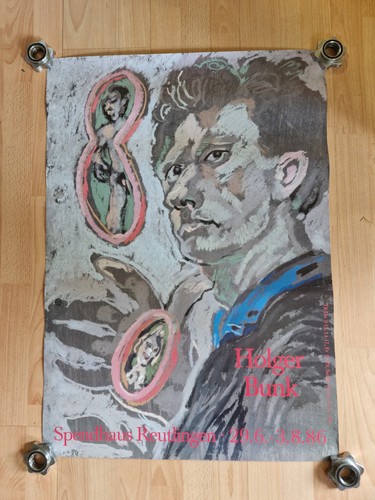 Holger bunk ausstellungsplakat - bunk,