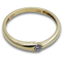 Solitär Diamant Ring 585 Gold