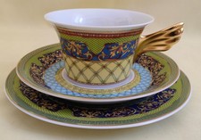 Rosenthal Versace Russian Dream Teetasse Gedeck 3-teilig 18cm 2. Wahl