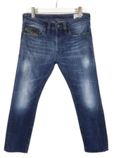 Diesel Thanaz Slim-Skinny 0880F Herrenjeans W29 L27 Zerrissen Whiskers Neu