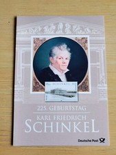 Sammelkarte 225. Geburtstag Karl Friedrich Schinkel