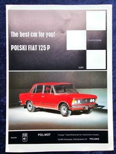 Fiat 125 P, originale Werbung aus 1975