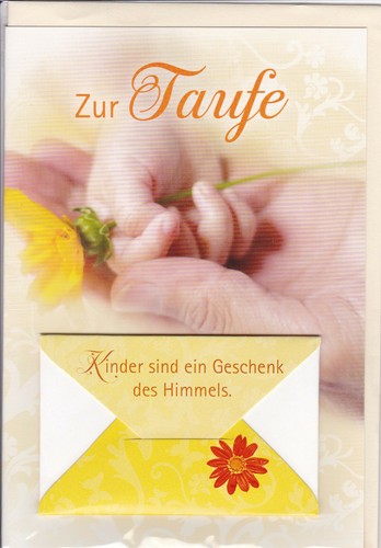 Glückwunschkarte zur taufe - glückwunschkarte,