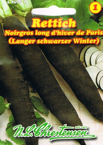 Rettich langer schwarzer - rettich, 'langer