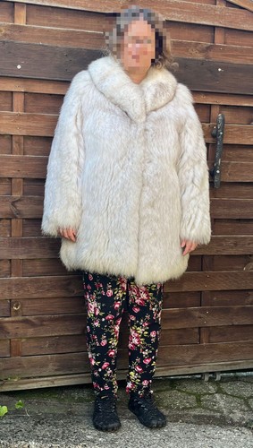 Echte blaufuchs pelzjacke - blaufuchs,