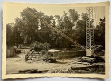 orig. Foto Baustelle Bagger