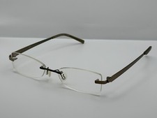 Edelstahl Stainless Steel Brille [Drei] Rahmenlos Rimless 3309-005 51/18 140