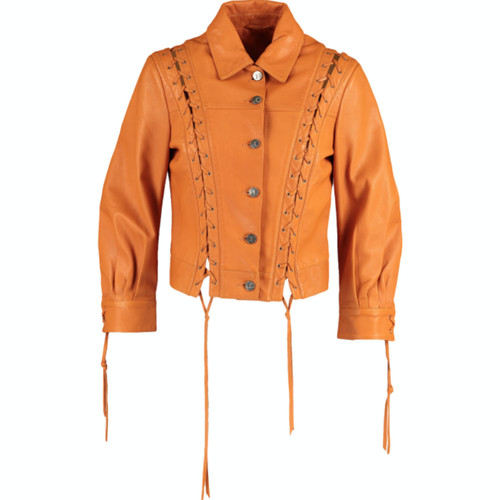 Just cavalli lederjacke - just, mit