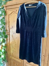 Odd Molly Samtkleid, schwarz