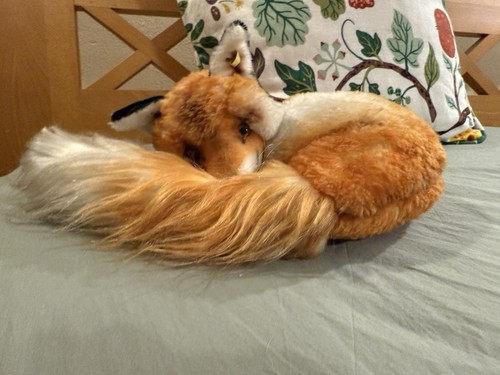 Steiff rotfuchs liegend 35 - steiff,