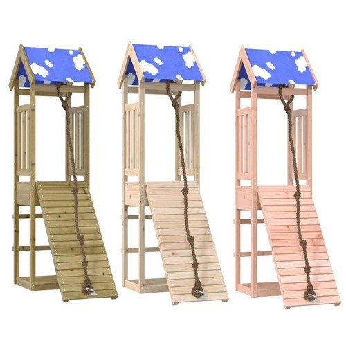 Spielturm mit rutsche - mit,