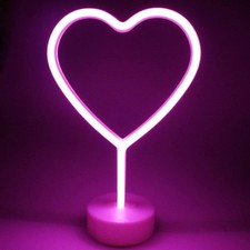 Party LED Neon Herz Lampe