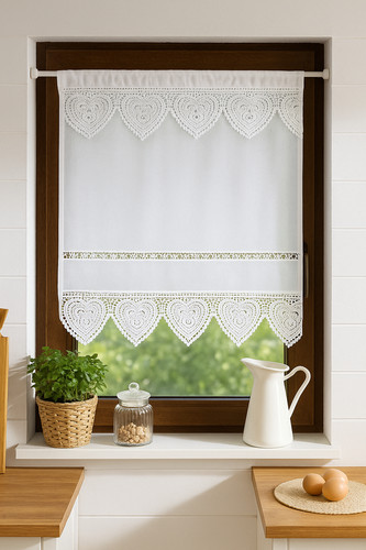 Fenstervorhang aus baumwolle - fenstervorhang,