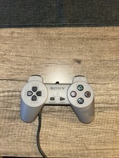 Sony PS1 PS2 Dualshock Controller Grau - Original PlayStation, RGB Scart Kabel