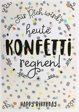 Geburtstagskarte A5 Musikkarte