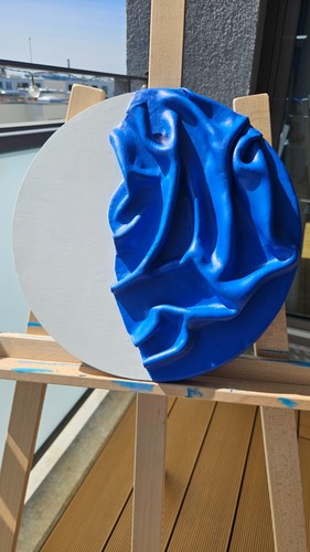 Moderne wand skulptur - wand,