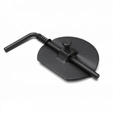 Drosselklappe für 125/130mm Rohr schwarz nachträglicher Einbau Ofen Ofenrohr