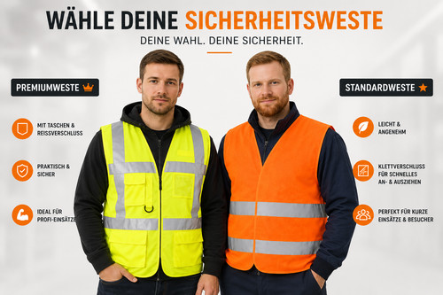 Warnweste reißverschluss kfz - warnweste,