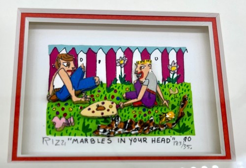 James rizzi bild marbles - rizzi, 3d