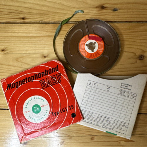 Basf magnetophonband typ - magnetophonband,