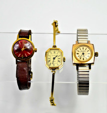3x alte Damenuhr Glashütte