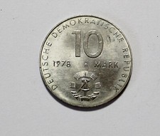 GDR 10 Mark coin from 1978