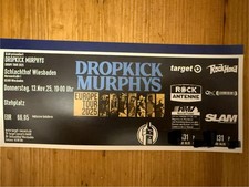 Karte Dropkick Murphys Wiesbaden Schlachthof 13.11.2025