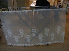 2 Fertiggardinen Bistrogardinen H.: 90  B.: 1,44