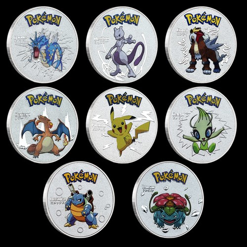 8stück pokemon gedenkmünzen - 8stück,