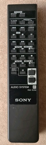 Sony s312 fernbedienung - sony, rm-s312