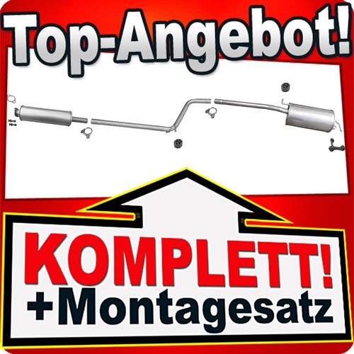 Auspuff für caddy iii 2 - vw,