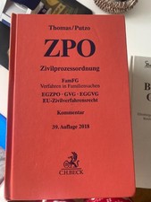 Thomas/Putzo ZPO Kommentar 39
