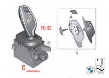 Original BMW 61316825828 Gangwahlschalter 5er G30 F90 G31 6er G32 Keramik RHD