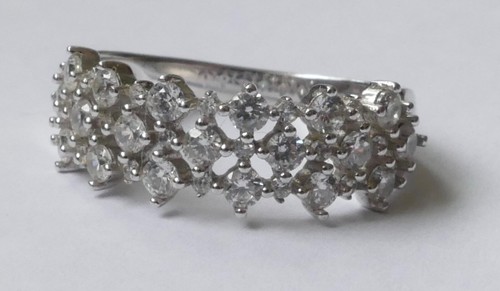 Ring zirkonias - ring, 19