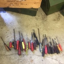 37x Schraubendreher Schlitzschraubendreher teilweise mit Bitaufnahme und DDR 