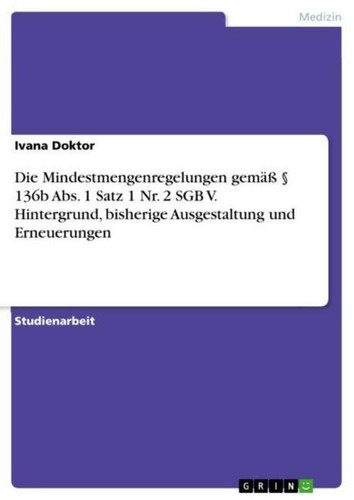 Die mindestmengenregelungen - die,