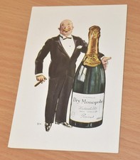 alte Reklame - Ansichtskarte »Dry Monopole Champagner« Heidsieck & Co., 20er J.