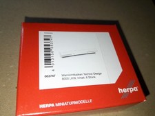Herpa 053747 Warnlichtbalken Techno Design 8000 klar,LKW 6Stück 1:87