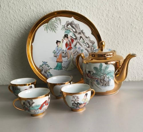 Chinesisches teeservice - chinesisches,