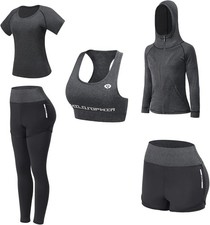 Yoga Kleidung Anzug 5er-Set
