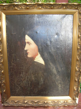 Old painting nun copy after