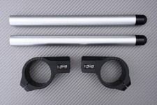 Pair Silver Black Stub