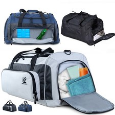 VL® Sporttasche Herren Damen Nassfach & Schuhfach Saunatasche Reise Duffel Bag
