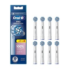 8er Oral-B Pro Sensitive Clean Aufsteckbürsten Ersatzbürsten für Zahnbürste