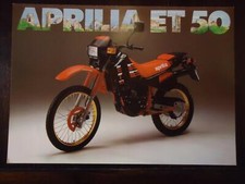 Prospekt APRILIA ET 50 Enduro 50er Mokick Brochure Prospetto