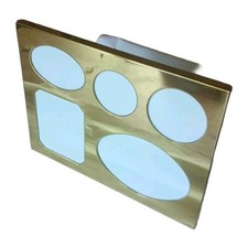 Fotorahmen Bilderrahmen Wechselrahmen Messing Collage Mehrfach Foto Rahmen Glas