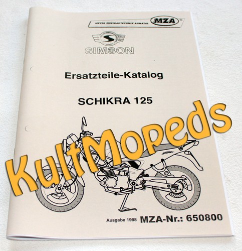 Simson schikra 125 buch - ms,
