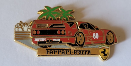 Pins ferrari rot nummer - nummer, 60
